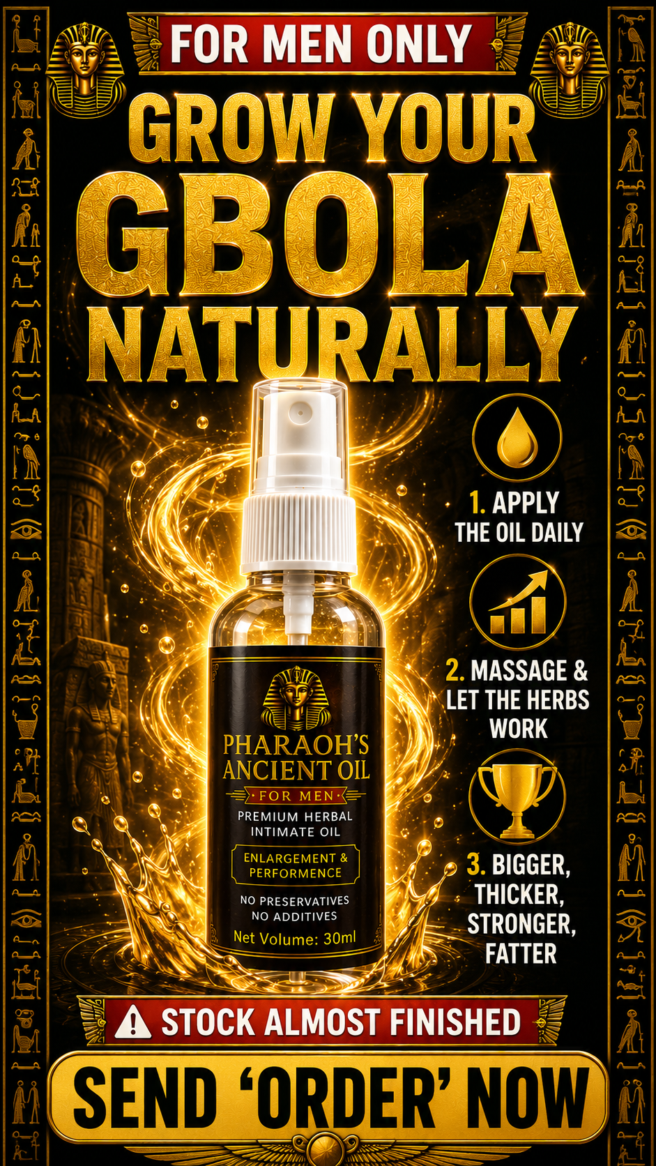 Pharaoh's Ancient Enlargement Oil